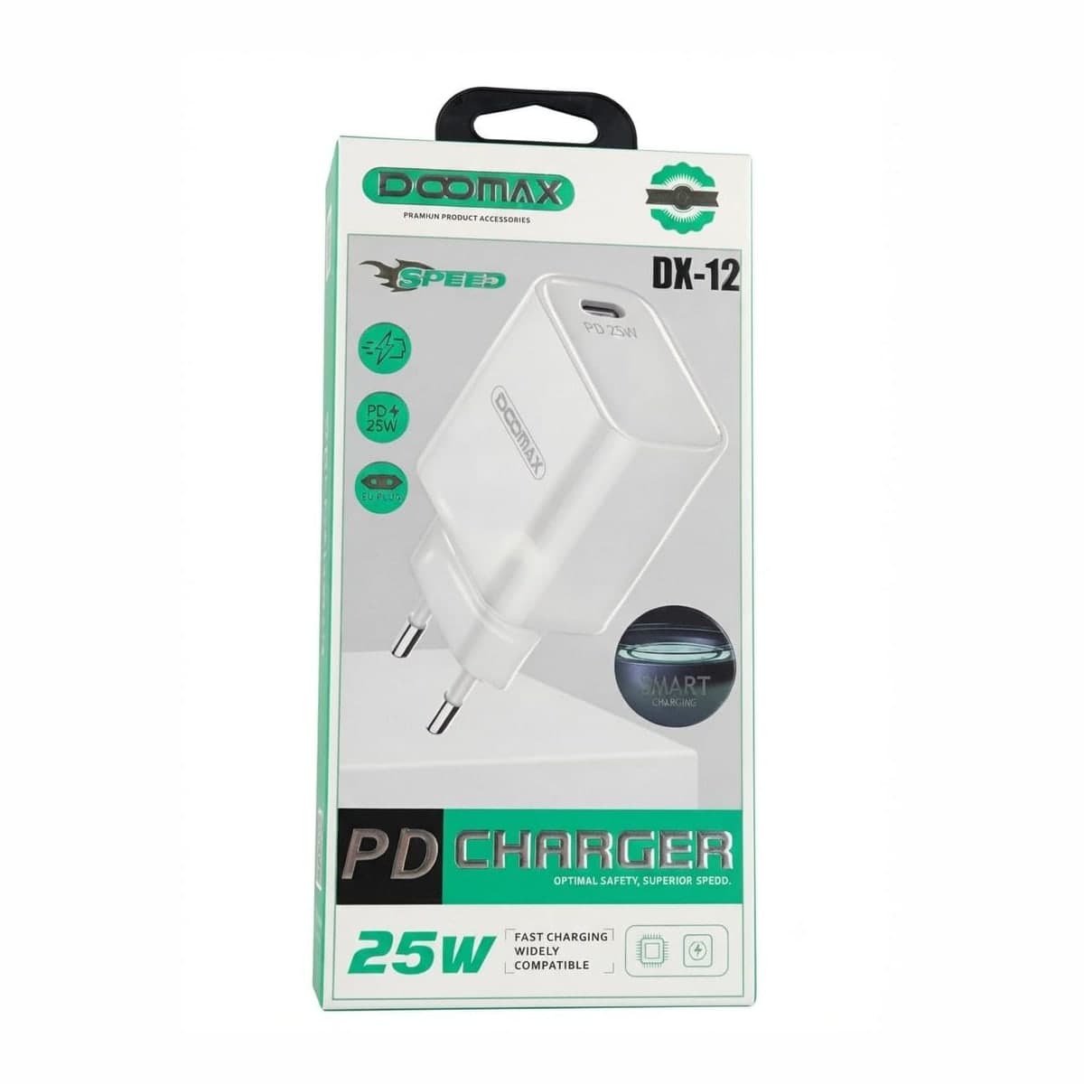 Doomax DX-12 25W PD Fast Charger, USB-C