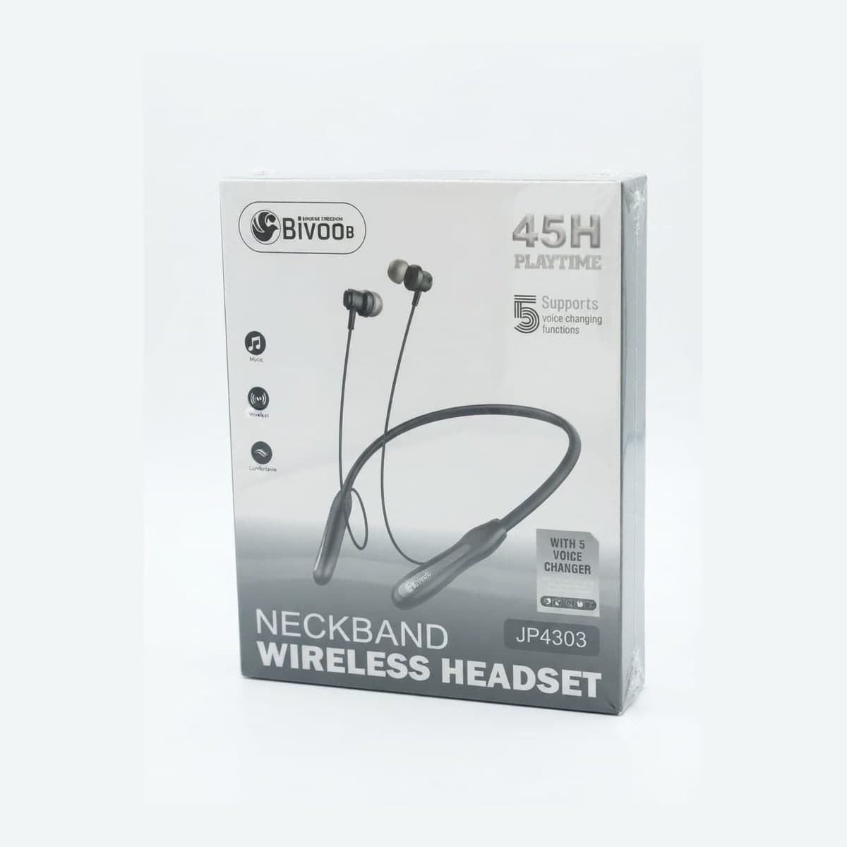 Bivoob JP4303 Neckband Wireless Headset