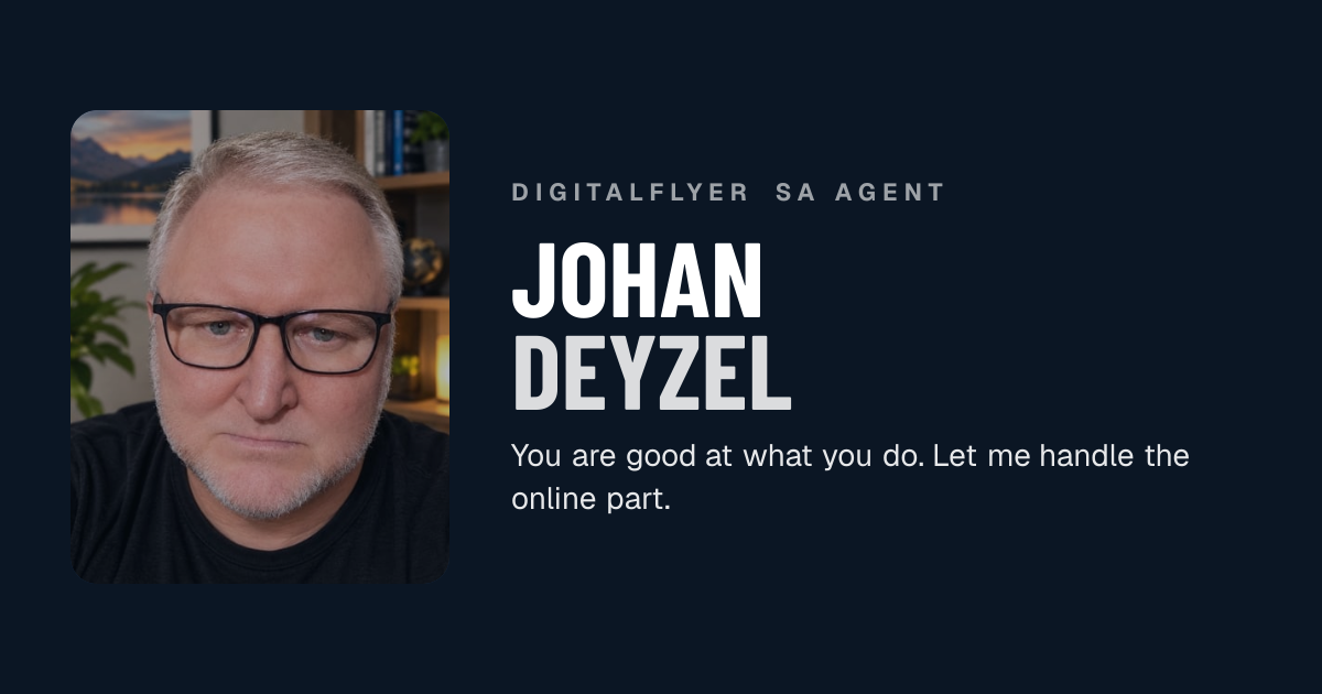 Johan Deyzel | DigitalFlyer SA Agent | DigitalFlyer Growth
